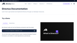 Directus Docs 截图